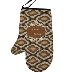 Snake Skin Left Oven Mitt (Personalized)
