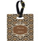 Snake Skin Personalized Square Luggage Tag