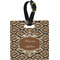 Snake Skin Plastic Luggage Tag - Square w/ Name or Text