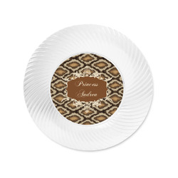 Snake Skin Plastic Party Appetizer & Dessert Plates - 6" (Personalized)