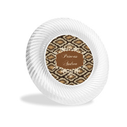 Snake Skin Plastic Party Appetizer & Dessert Plates - 6" (Personalized)