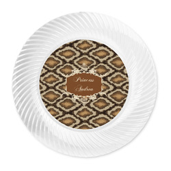 Snake Skin Plastic Party Dinner Plates - 10" (Personalized)