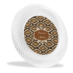 Snake Skin Plastic Party Dinner Plates - 10" (Personalized)