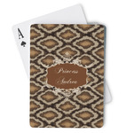 Snake Skin Playing Cards (Personalized)