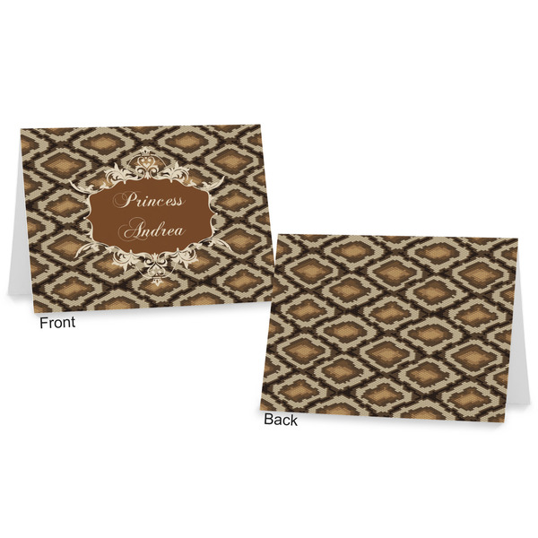 Snake Skin Postcard - Front and Back