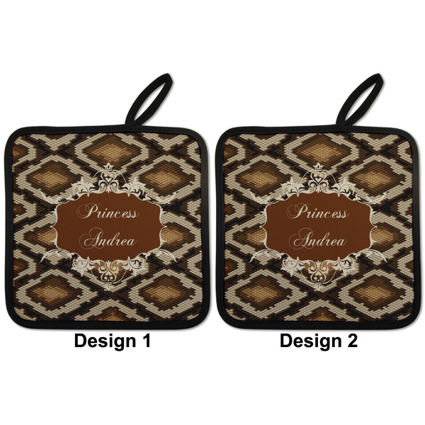 Snake Skin Pot Holders - Set of 2 APPROVAL