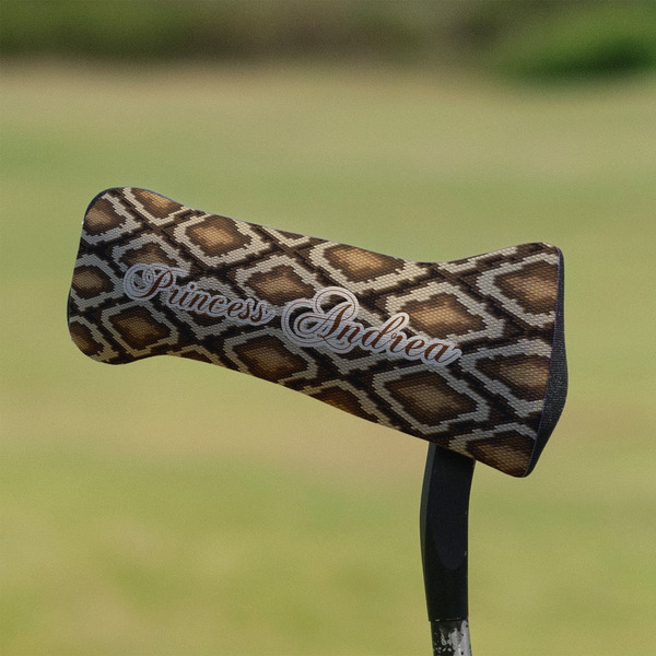 Snake Skin Putter Cover - On Putter