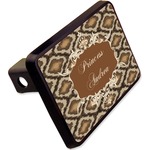 Snake Skin Rectangular Trailer Hitch Cover - 2" (Personalized)