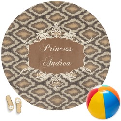 Snake Skin Round Beach Towel (Personalized)