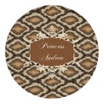 Snake Skin Round Decal - XLarge (Personalized)