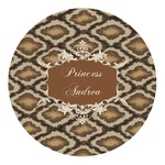 Snake Skin Round Decal - Medium (Personalized)