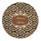 Snake Skin 5' Round Indoor Area Rug (Personalized)