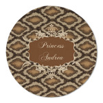 Snake Skin Round Linen Placemat (Personalized)