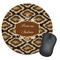 Snake Skin Round Mouse Pad