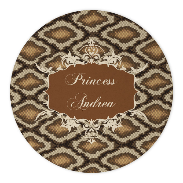 Snake Skin Round Paper Coaster - Approval
