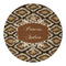 Snake Skin Round Paper Coaster - Approval