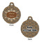Snake Skin Round Pet ID Tag - Large - Approval