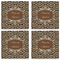 Snake Skin Set of 4 Sandstone Coasters - See All 4 View