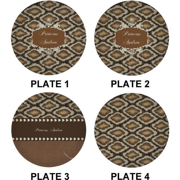 Snake Skin Set of Lunch / Dinner Plates (Approval)