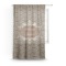 Snake Skin Sheer Curtain With Window and Rod