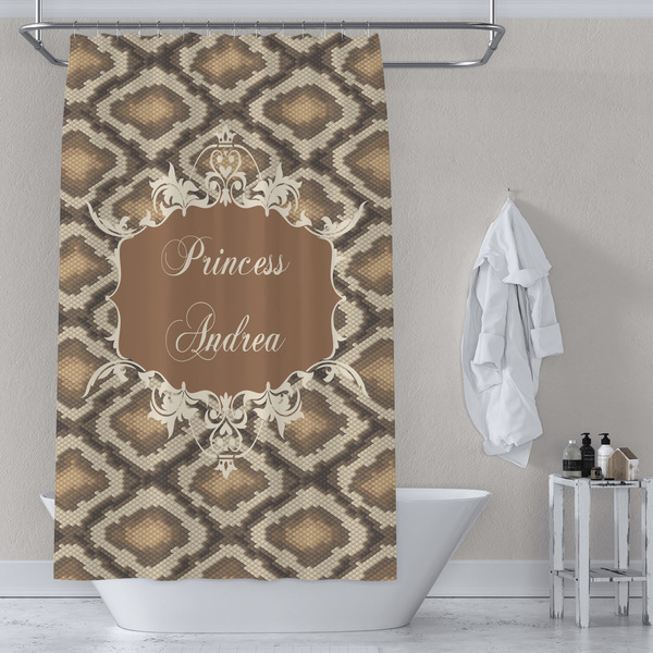 Snake Skin Shower Curtain Lifestyle