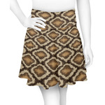 Snake Skin Skater Skirt