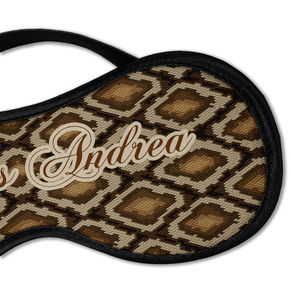 Snake Skin Sleeping Eye Mask - DETAIL Large