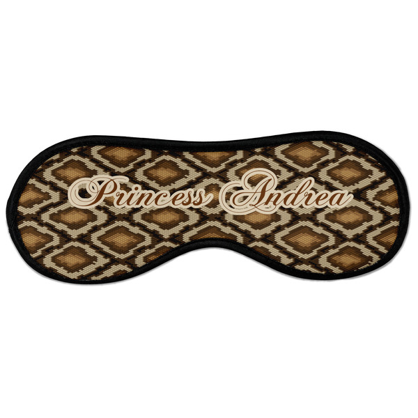 Custom Snake Skin Sleeping Eye Masks - Large (Personalized)