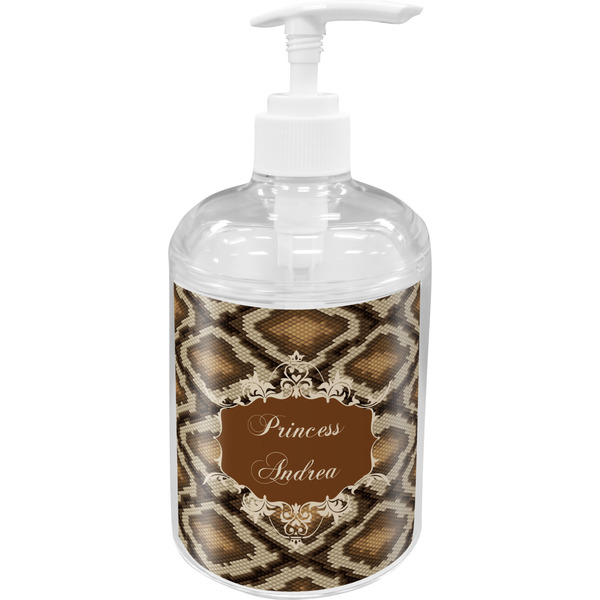 Custom Snake Skin Acrylic Soap & Lotion Bottle (Personalized)