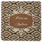 Snake Skin Square Rubber Backed Coaster (Personalized)