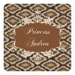 Snake Skin Square Decal - XLarge (Personalized)