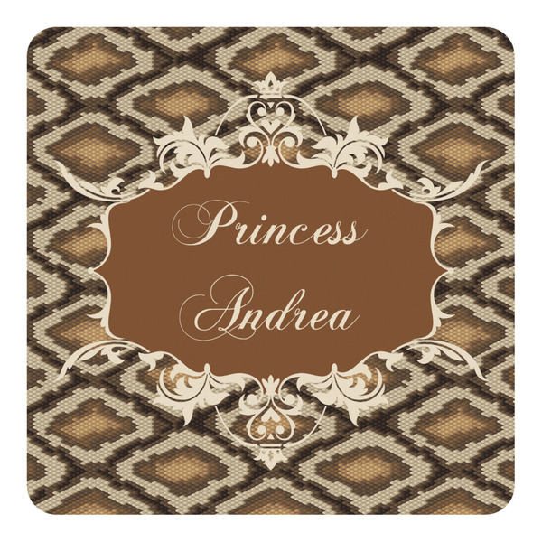 Custom Snake Skin Square Decal - XLarge (Personalized)