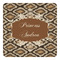 Snake Skin Square Decal - XLarge (Personalized)