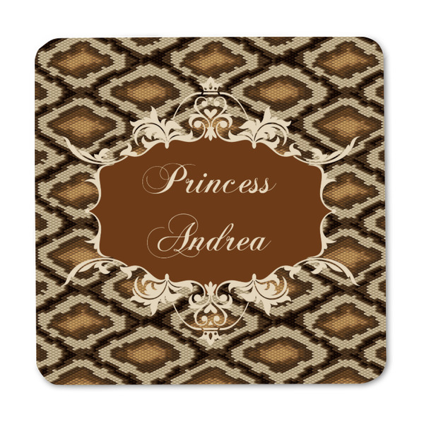 Snake Skin Square Fridge Magnet - FRONT