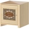 Snake Skin Square Wall Decal on Wooden Cabinet