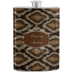 Snake Skin Stainless Steel Flask (Personalized)