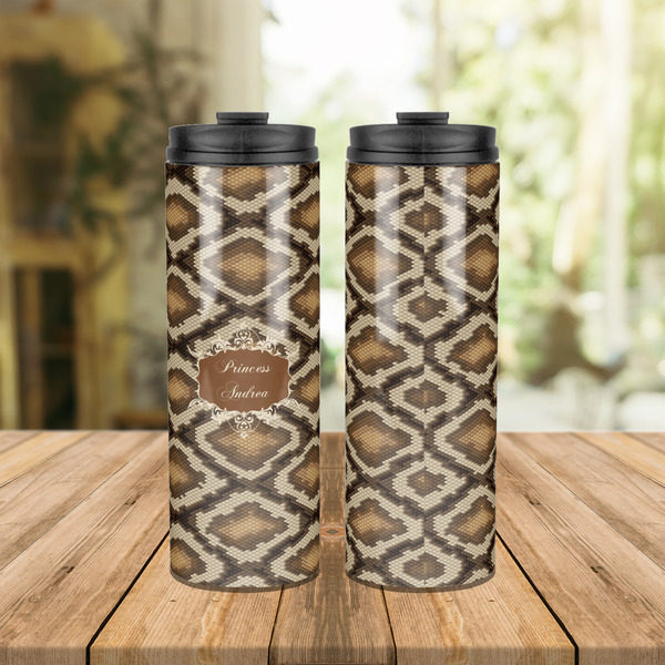 Snake Skin Stainless Steel Tumbler - Lifestyle