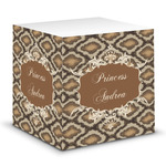 Snake Skin Sticky Note Cube (Personalized)