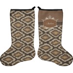 Snake Skin Holiday Stocking - Double-Sided - Neoprene (Personalized)