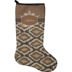 Snake Skin Holiday Stocking - Single-Sided - Neoprene (Personalized)