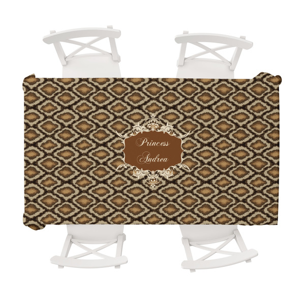 Custom Snake Skin Tablecloth - 58"x102" (Personalized)