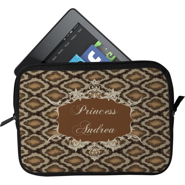 Custom Snake Skin Tablet Case / Sleeve - Small (Personalized)