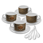 Snake Skin Tea Cup - Set of 4 (Personalized)