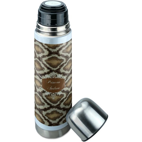 Snake Skin Thermos - Lid Off