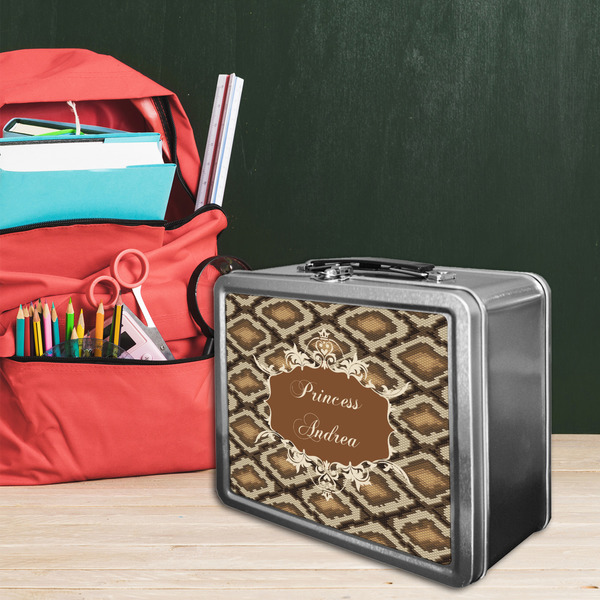 Snake Skin Tin Lunchbox - LIFESTYLE