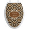 Snake Skin Toilet Seat Decal - Elongated (Personalized)