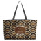 Snake Skin Tote w/Black Handles - Front View