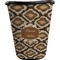 Snake Skin Waste Basket - Single Sided (Black) (Personalized)