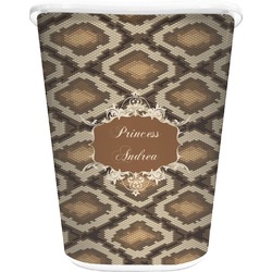 Snake Skin Waste Basket (Personalized)