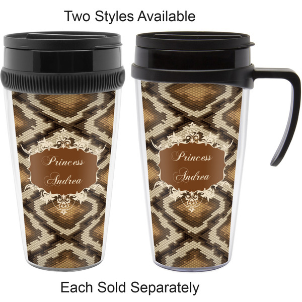 Snake Skin Travel Mugs - with & without Handle